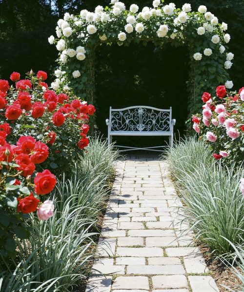 romantic-rose-garden-path